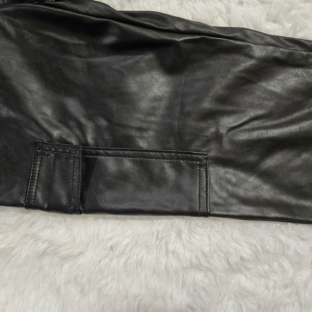 GAP CARGO Leather pants Girls L 10/11 - Picture 5 of 8